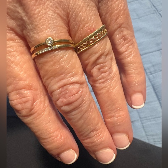 Catbird Jewelry Petite Gold Fountain Ring - Picture 11 of 16